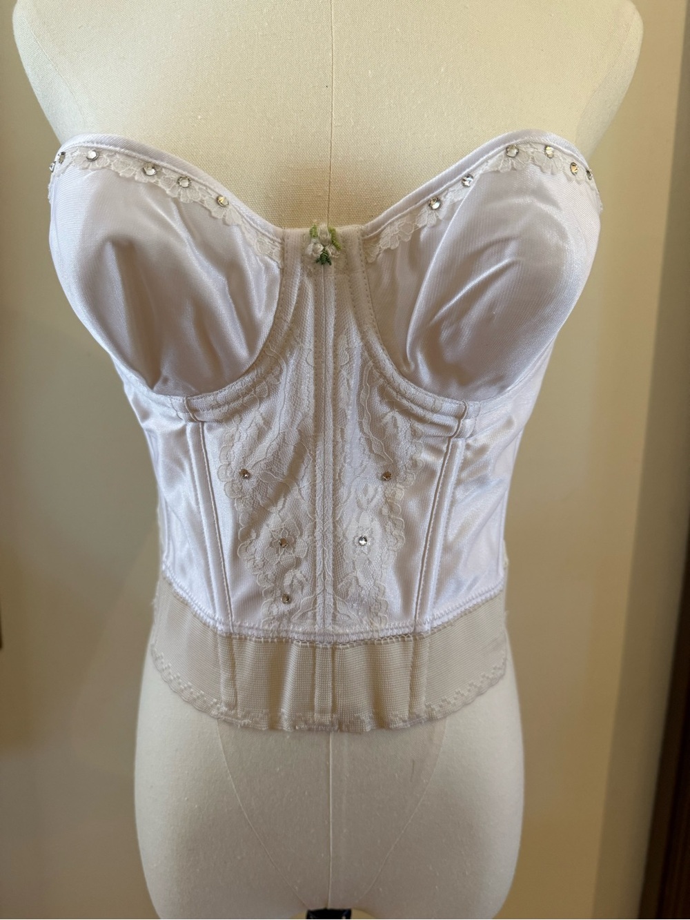 Vintage Strapless Corset Bra 34B